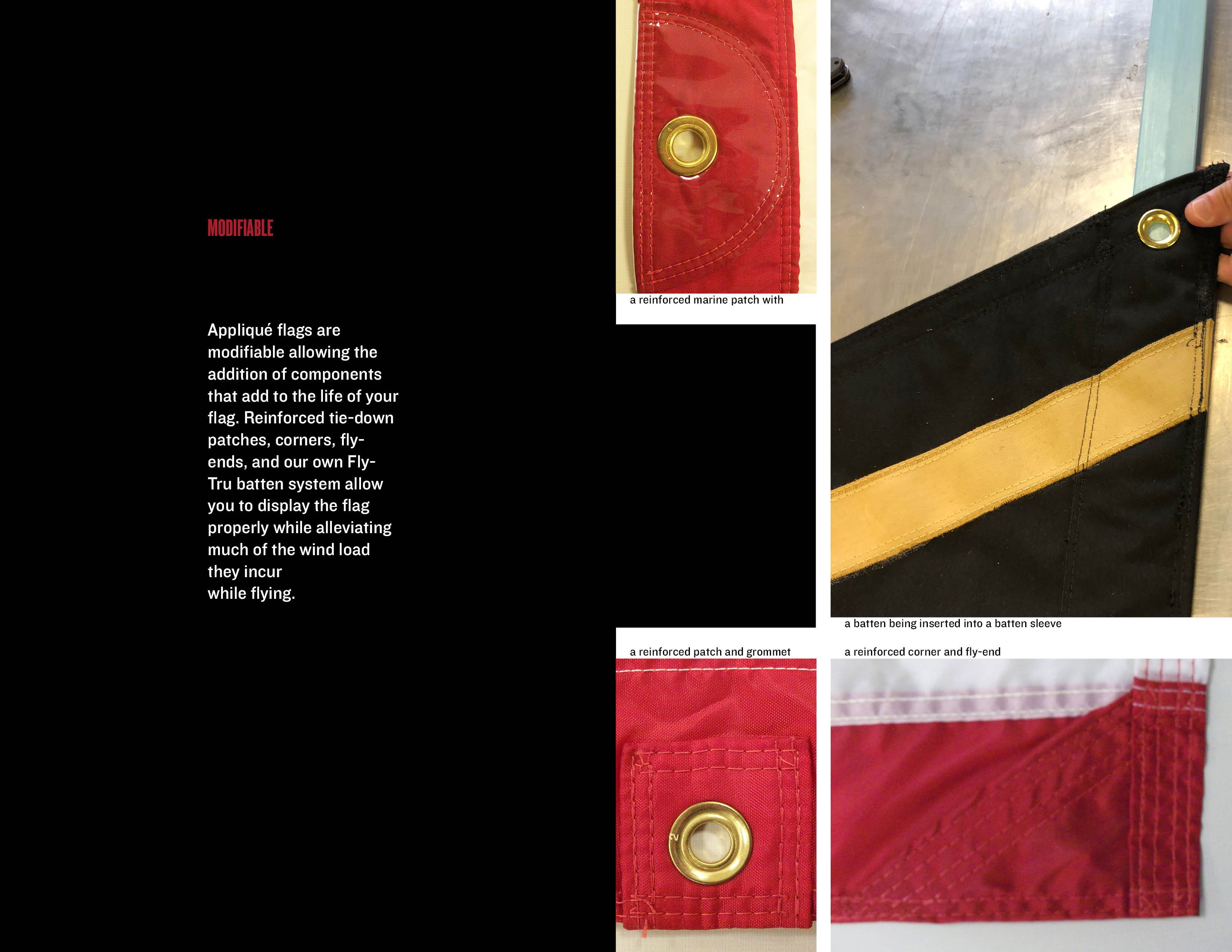 Benefits of Applique Flags